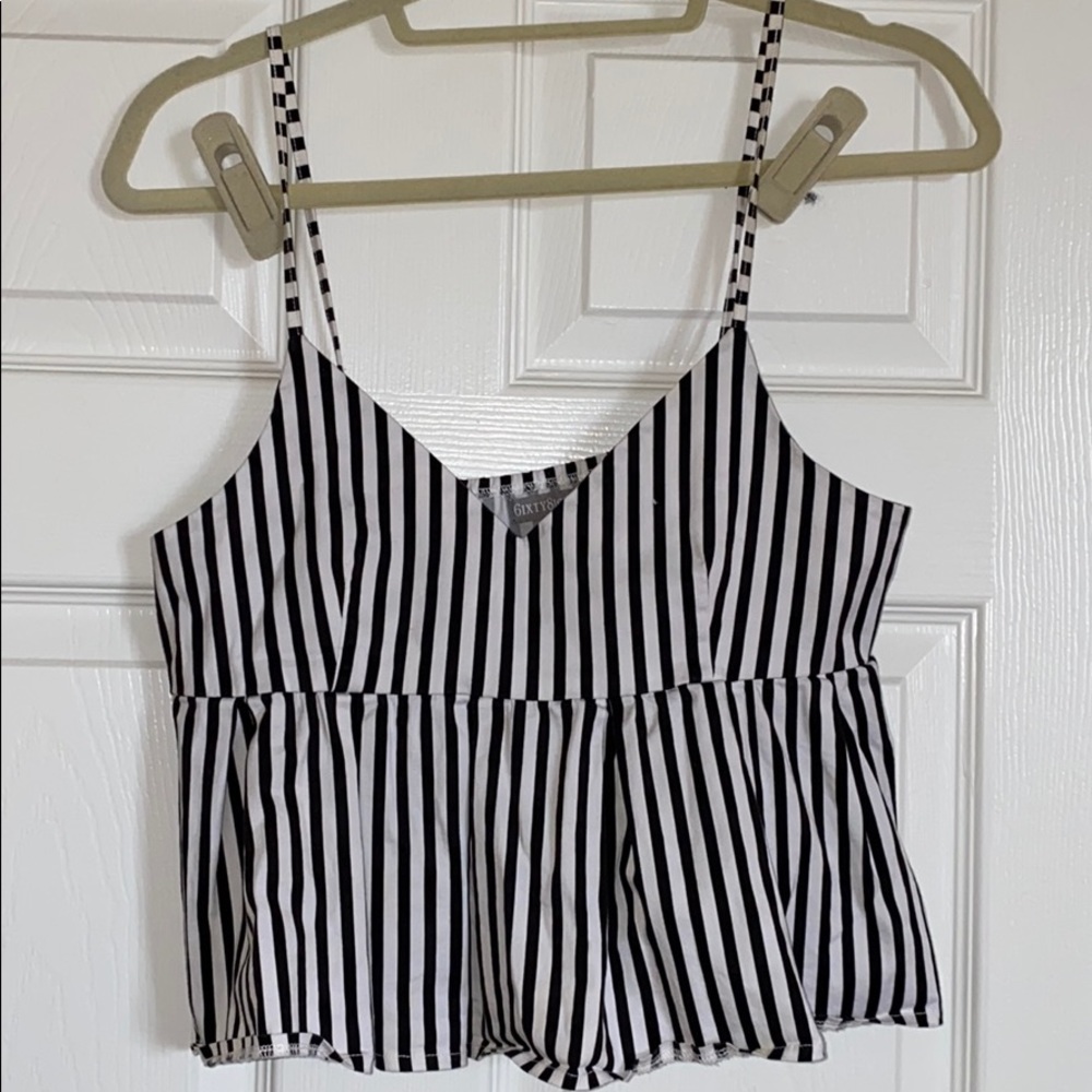 Striped Crop Top